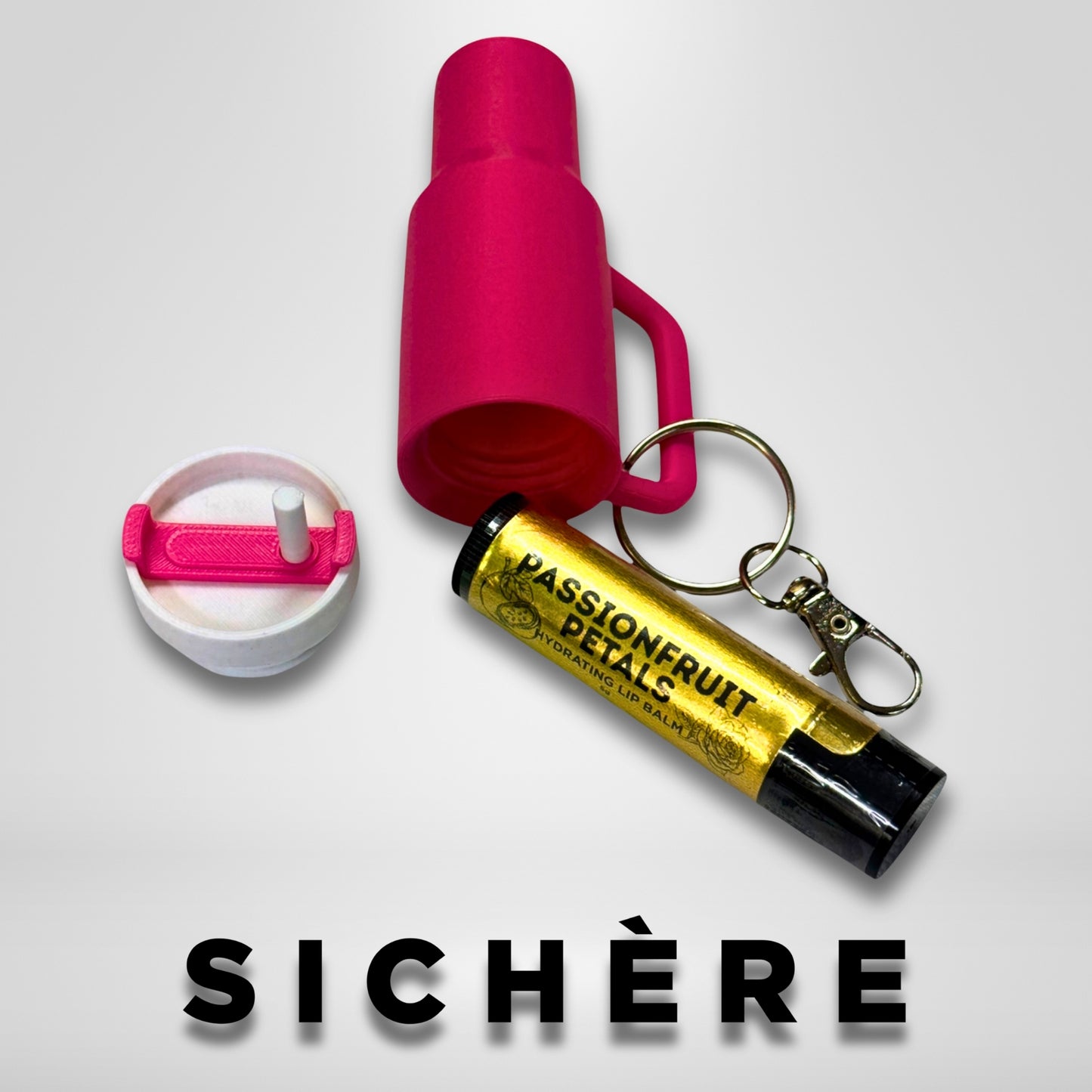 Hot Pink Tumbler Lip Balm Holder