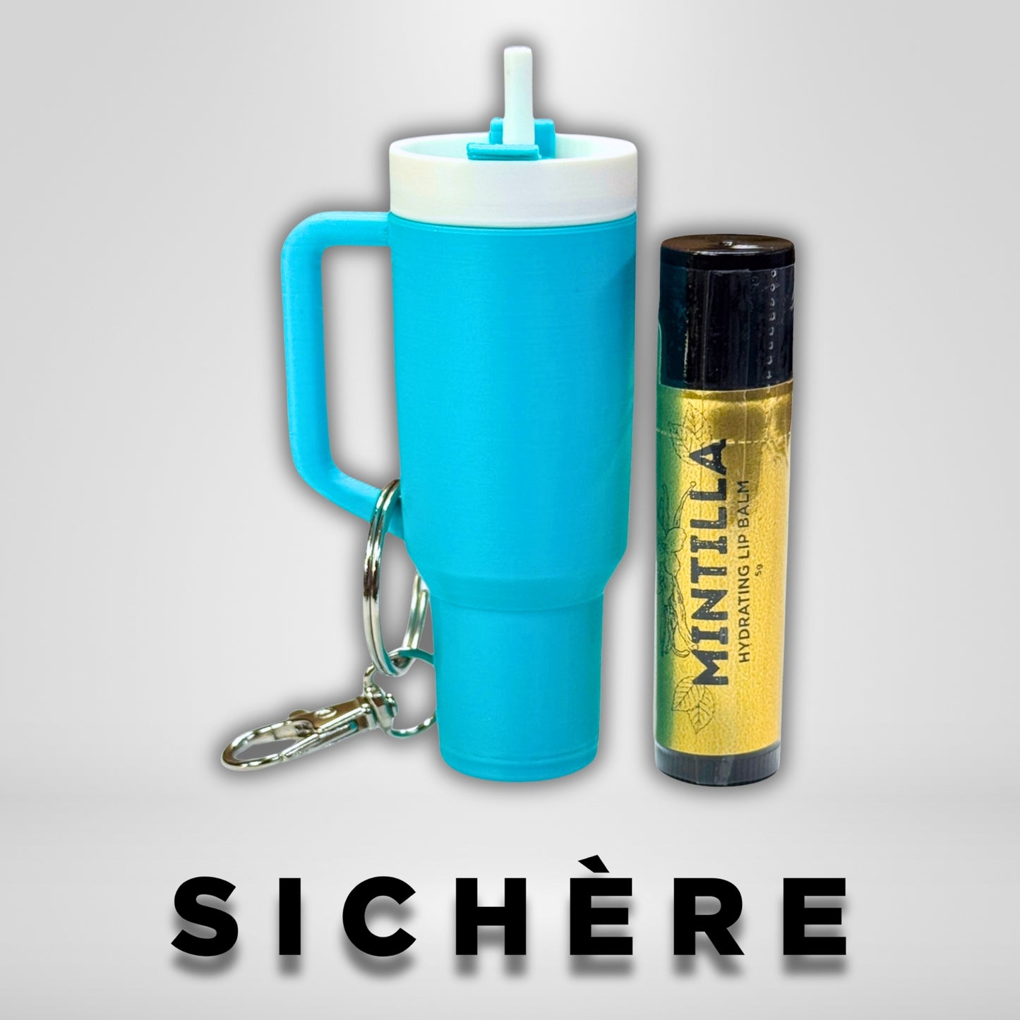 Turquoise Tumbler Lip Balm Holder