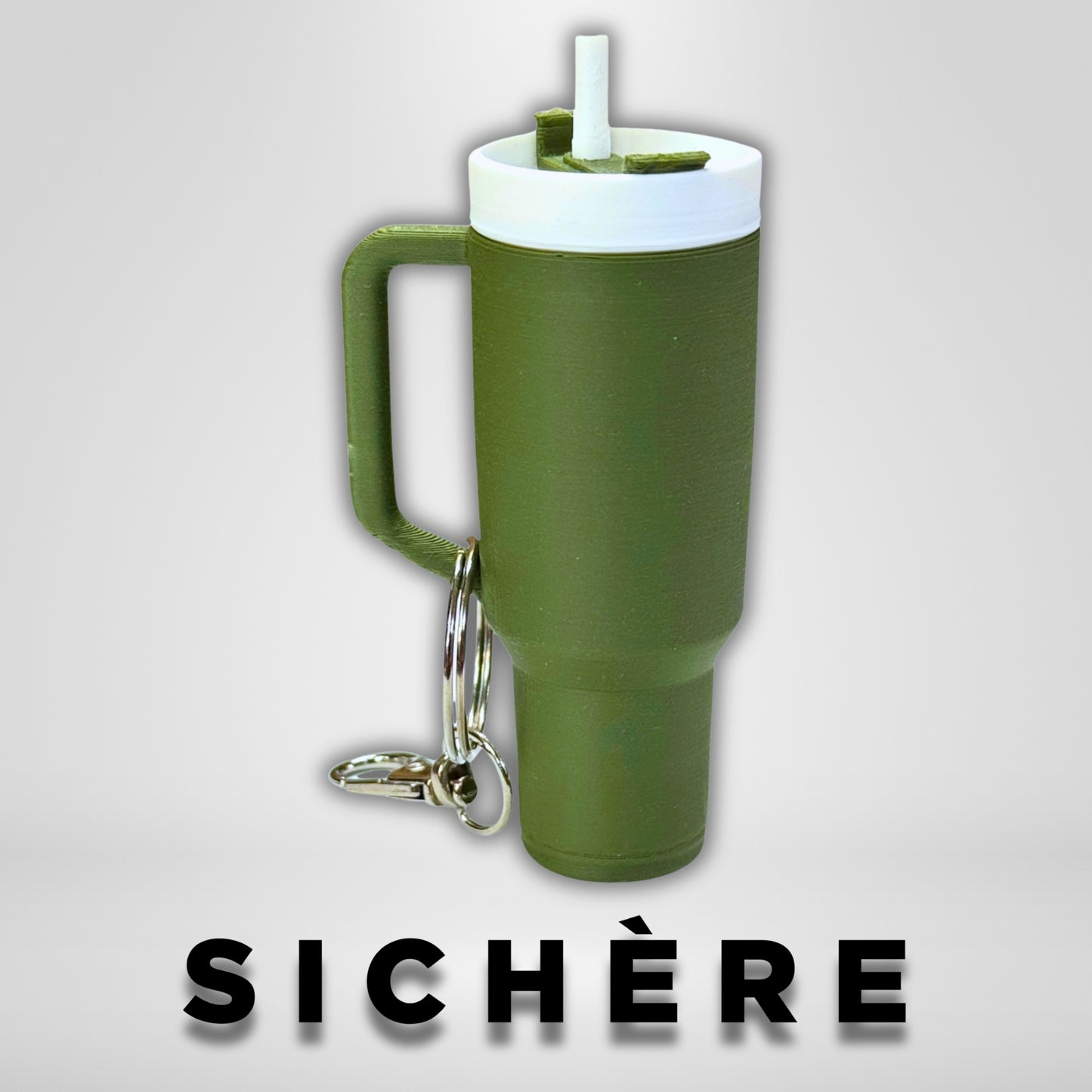 Olive Green Tumbler Lip Balm Holder