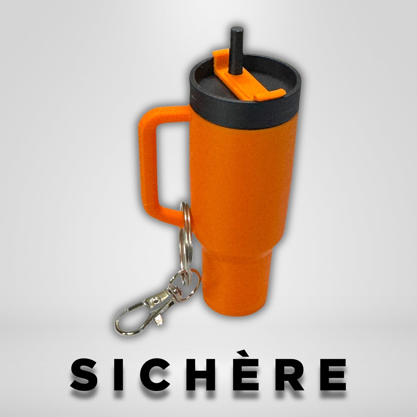 Orange Tumbler Lip Balm Holder